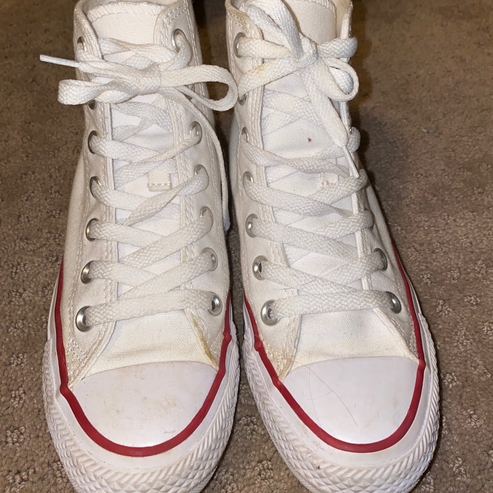 White high top converse